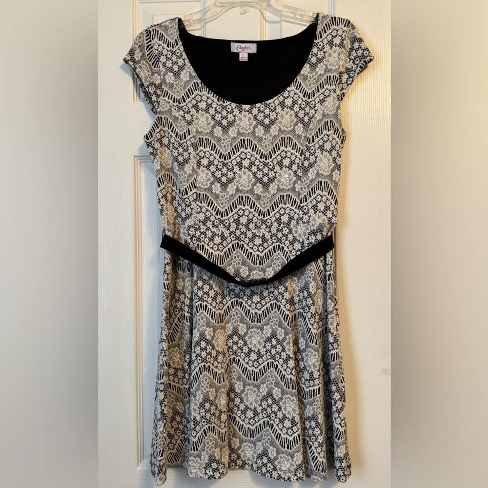 Candie’s Lace Skater Dress